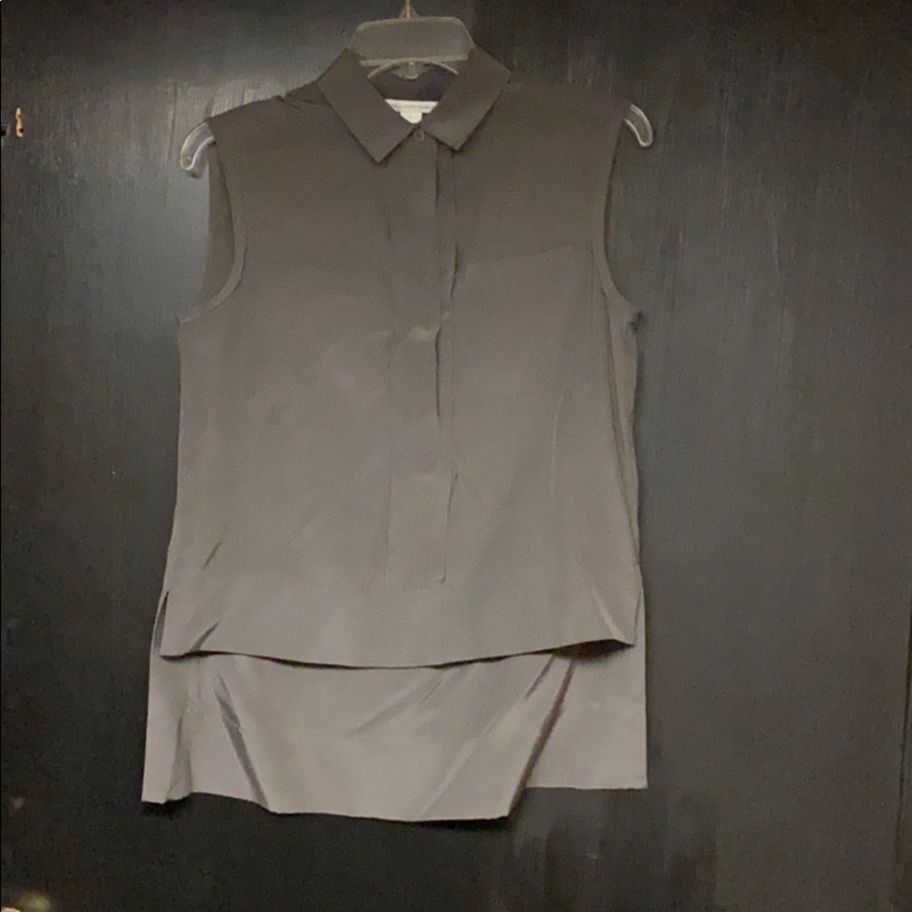 DVF silk top